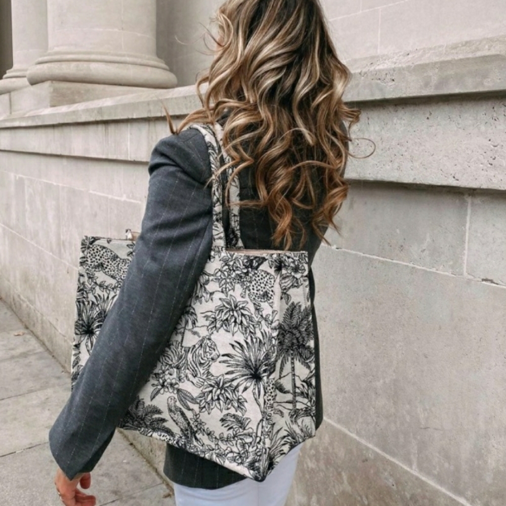 H&M Jacquard Tote Blogger's favorite